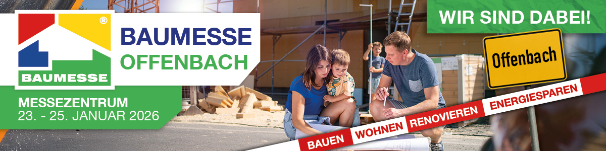 Baumesse Offenbach, 23.-25. Januar 2026; Offenbach Messezentrum